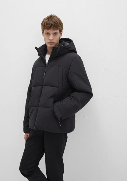 MAVİ KAPÜŞONLU CEKET ERKEK KAPÜŞONLU MONT