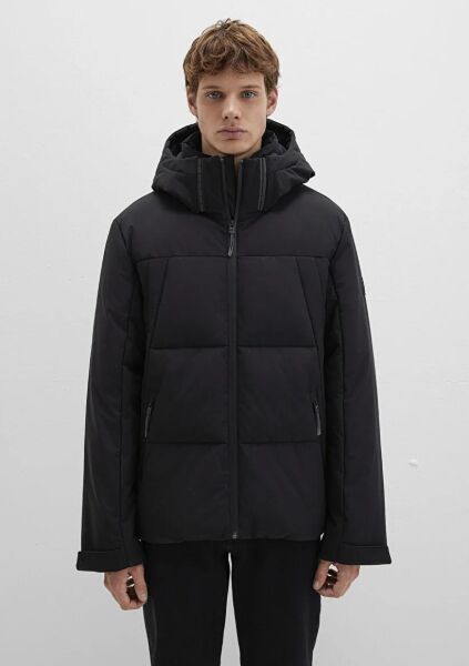 MAVİ KAPÜŞONLU CEKET ERKEK KAPÜŞONLU MONT