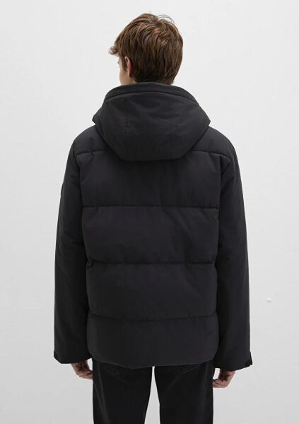 MAVİ KAPÜŞONLU CEKET ERKEK KAPÜŞONLU MONT