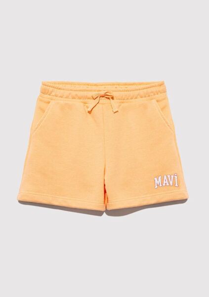 MAVİ BASKILI KIZ ÇOCUK ÖRME ŞORT