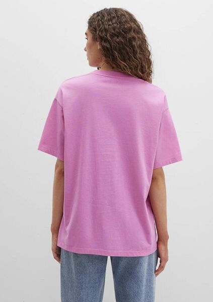 MAVİ BASKILI KADIN LOGO T-SHIRT
