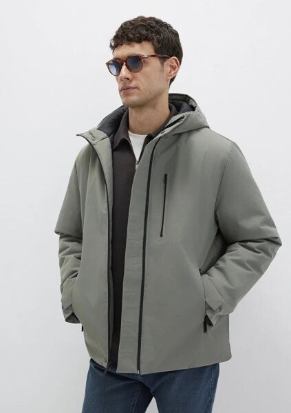 MAVİ ERKEK KAPÜŞONLU CEKET