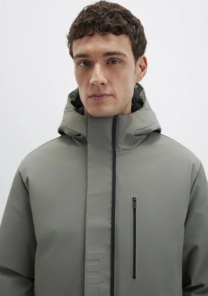 MAVİ ERKEK KAPÜŞONLU CEKET