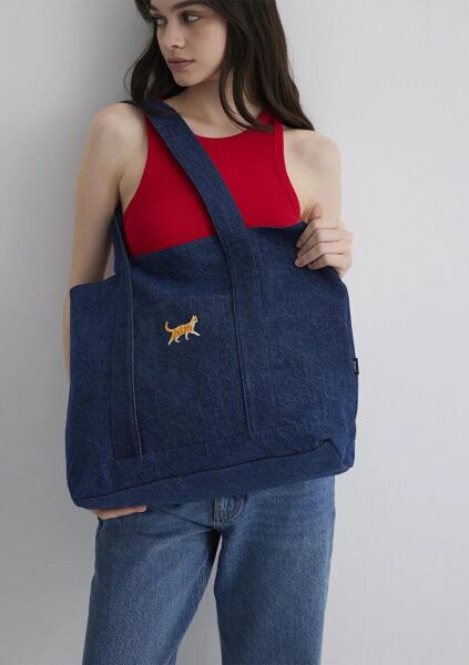 MAVİ SHOPPER KADIN ÇANTA