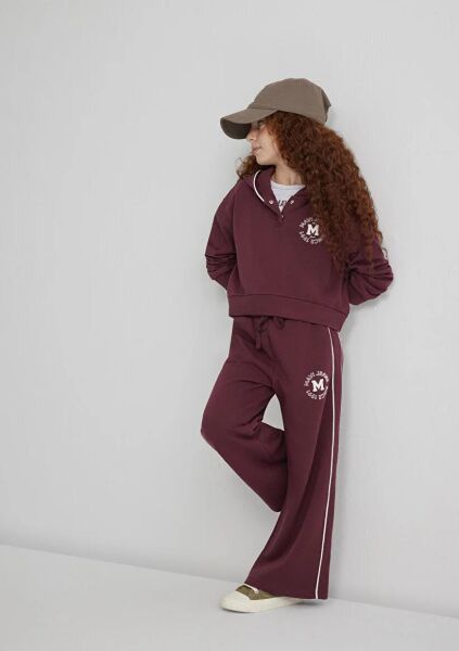 MAVİ M JEANS BASKILI ÖRME PANTOLON KIZ ÇOCUK EŞOFMAN ALTI