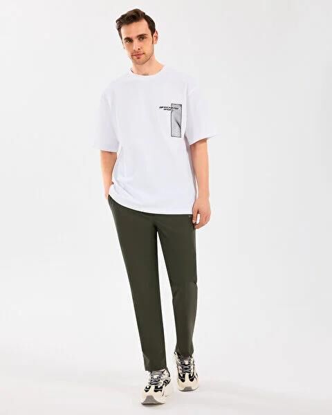 SKECHERS M HEAVYWEIGHT GRAPHIC TEE T-SHIRT UNISEX KISA KOL T-SHIRT