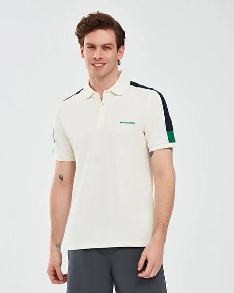 SKECHERS M COLORBLOCK POLO T-SHİRT ERKEK KISA KOL T-SHIRT