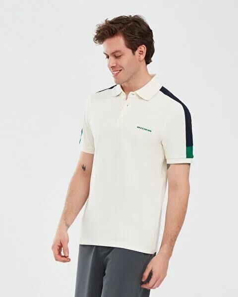 SKECHERS M COLORBLOCK POLO T-SHİRT ERKEK KISA KOL T-SHIRT