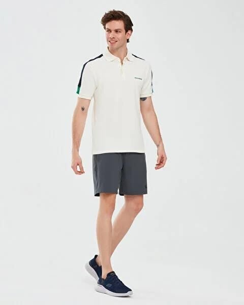 SKECHERS M COLORBLOCK POLO T-SHİRT ERKEK KISA KOL T-SHIRT