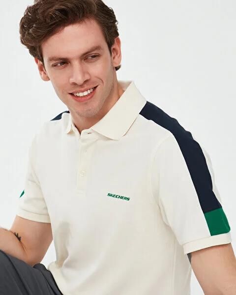 SKECHERS M COLORBLOCK POLO T-SHİRT ERKEK KISA KOL T-SHIRT