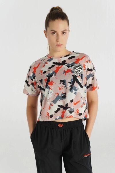 HUMMEL HMLJOKER CROP  T-SHIRT S/S KADIN KISA KOL T-SHIRT