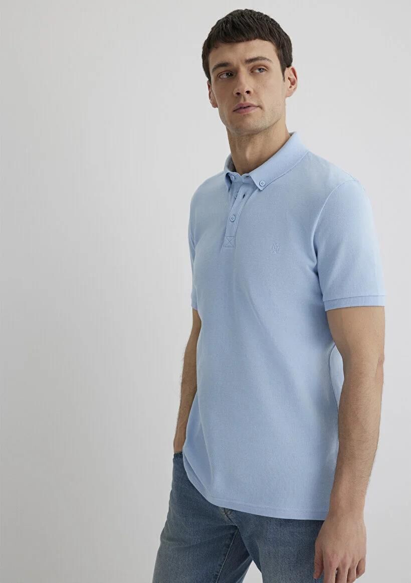 MAVİ ERKEK POLO T-SHIRT