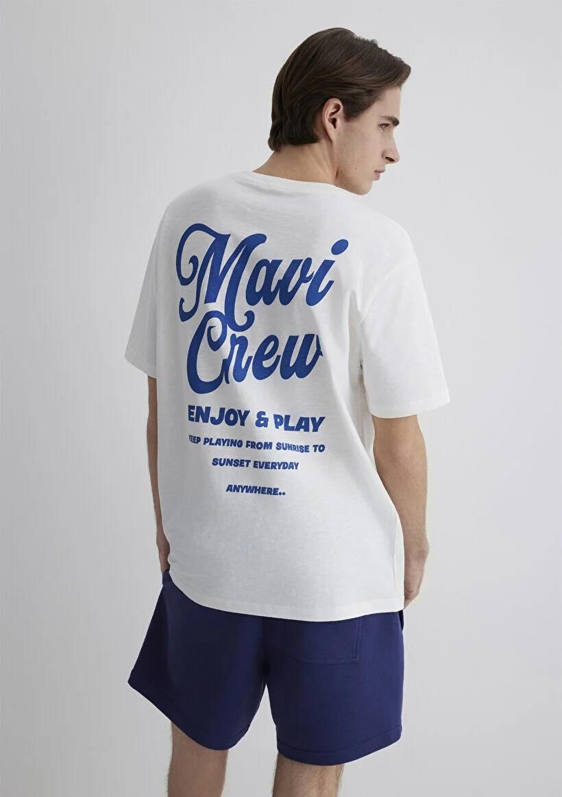 MAVİ CREW TİŞÖRT