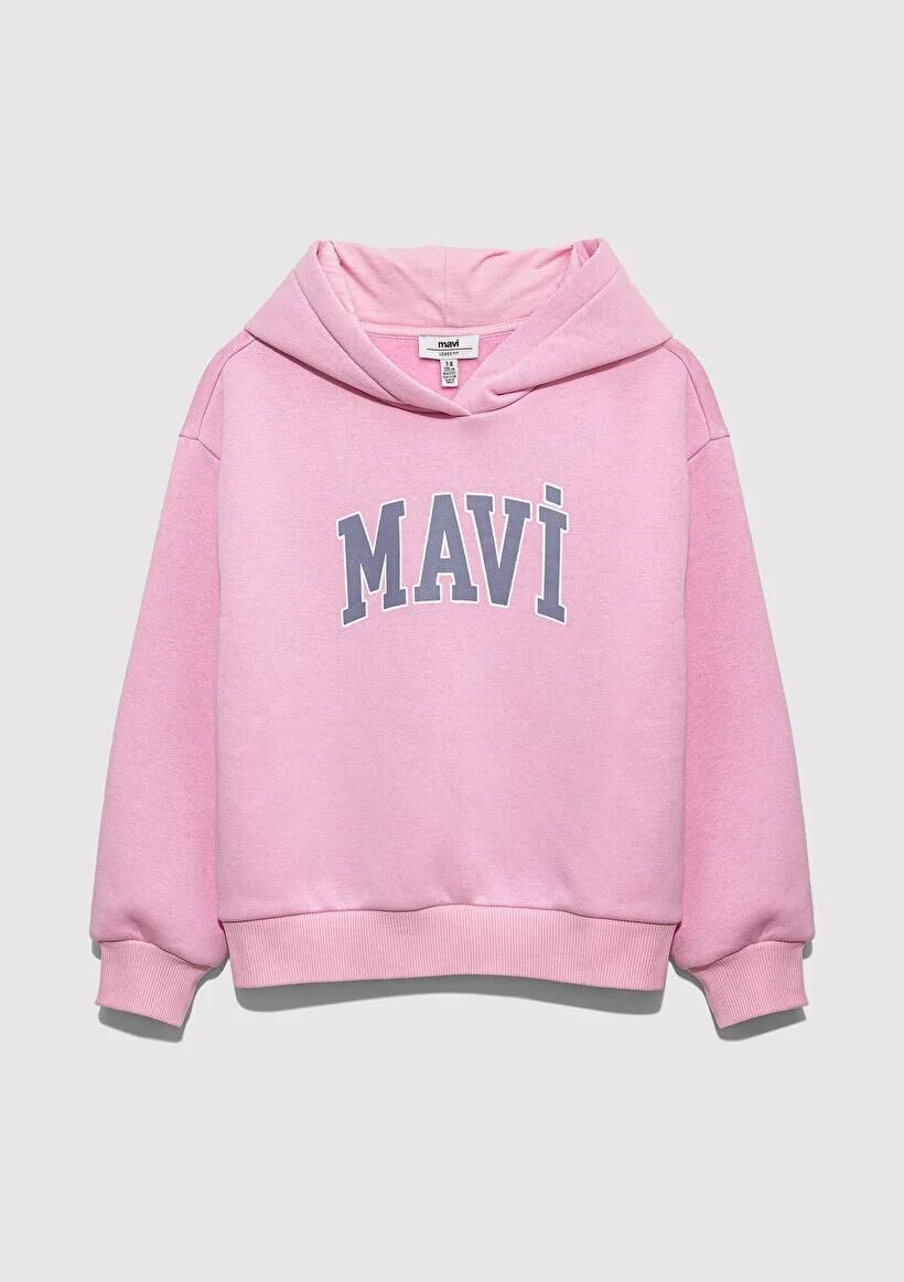 MAVİ LOGO SWEATSHIRT KIZ ÇOCUKS SWEATSHIRT