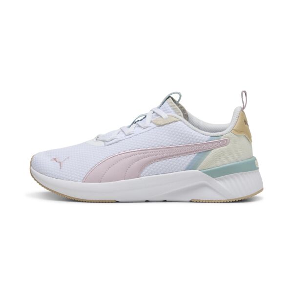 PUMA SOFTRİDE HARLİ WNS WHİTE-ALPİNE SNOW-ROSE MAUVE KADIN PERFORMANS AYAKKABI