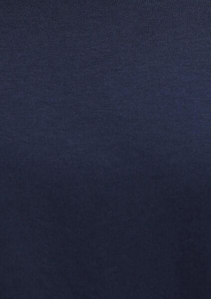 MAVİ KISA KOLLU PENYE KADIN LOGO T-SHIRT