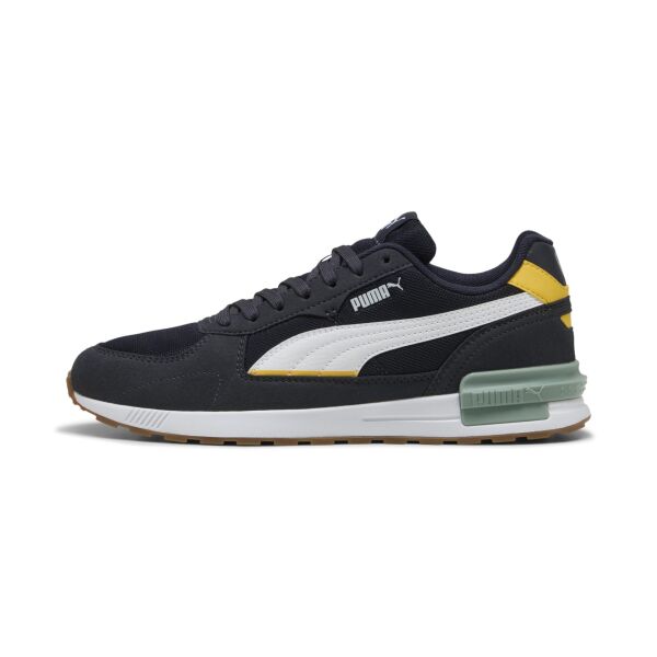 PUMA GRAVİTON NEW NAVY-PUMA WHİTE-SUNNY YELLOW ERKEK SNEAKER