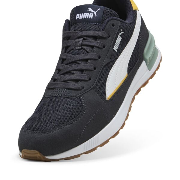 PUMA GRAVİTON NEW NAVY-PUMA WHİTE-SUNNY YELLOW ERKEK SNEAKER