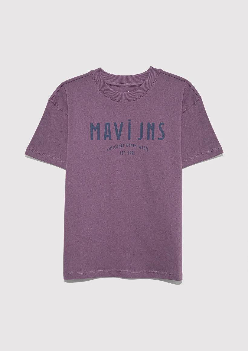 MAVİ STAY TRUE BASKILI UK TİŞÖRT ERKEK ÇOCUK MODELLİ PENYE