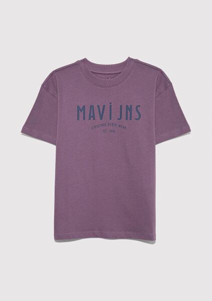 MAVİ STAY TRUE BASKILI UK TİŞÖRT ERKEK ÇOCUK MODELLİ PENYE