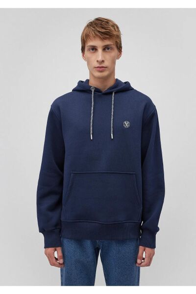 MAVİ KAPÜŞONLU SWEATSHIRT ERKEK HOODIE