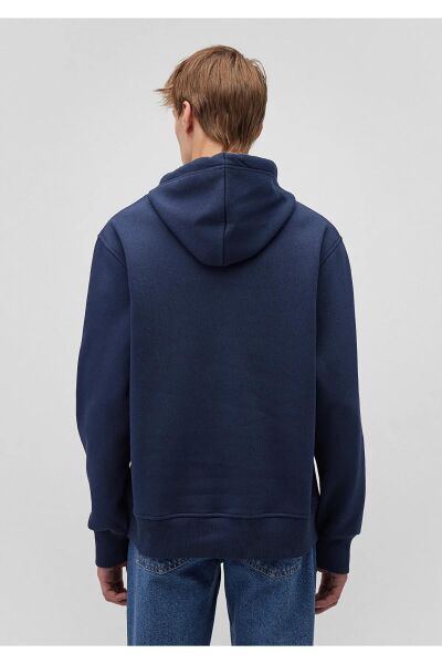 MAVİ KAPÜŞONLU SWEATSHIRT ERKEK HOODIE