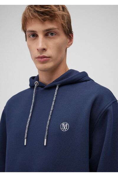 MAVİ KAPÜŞONLU SWEATSHIRT ERKEK HOODIE