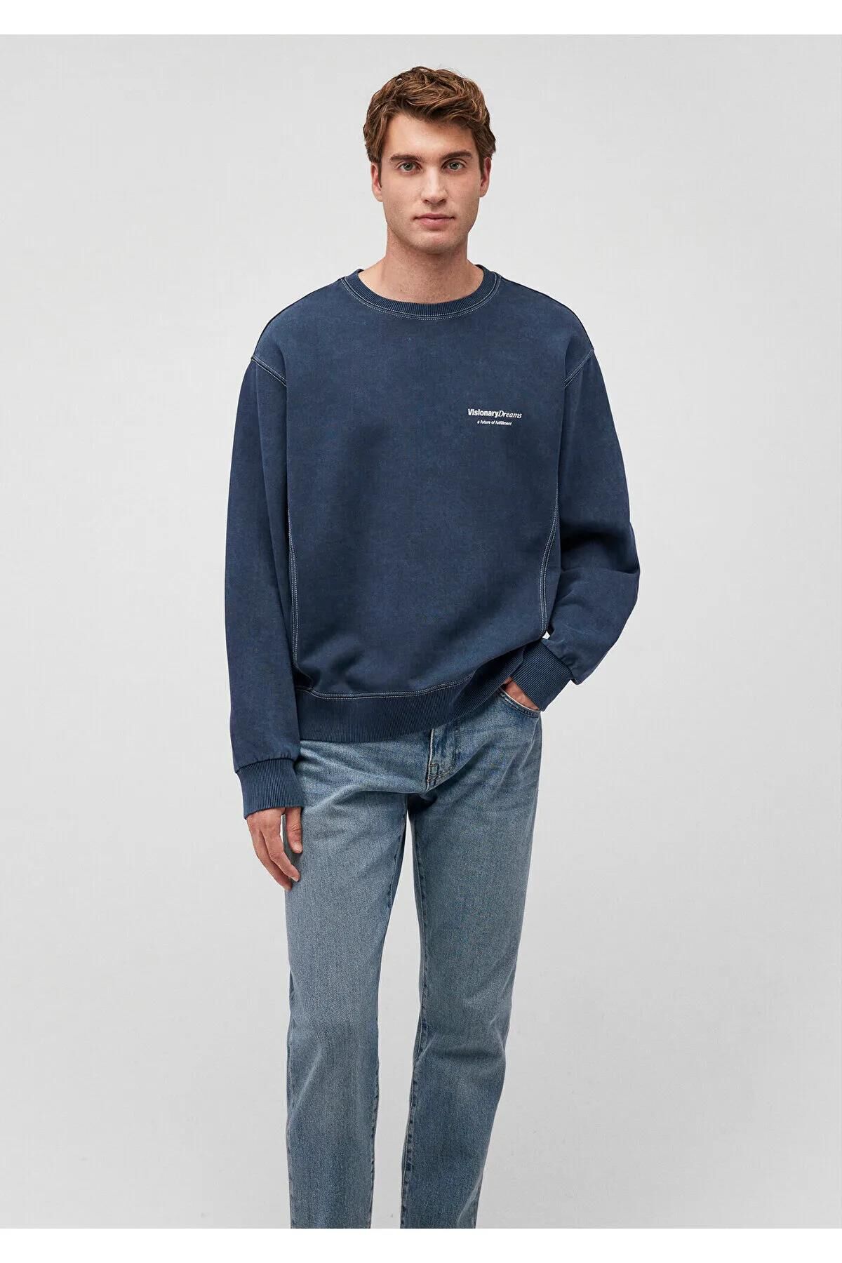 MAVİ SWEATSHIRT ERKEK SWEATSHIRT