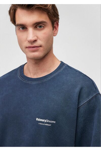 MAVİ SWEATSHIRT ERKEK SWEATSHIRT