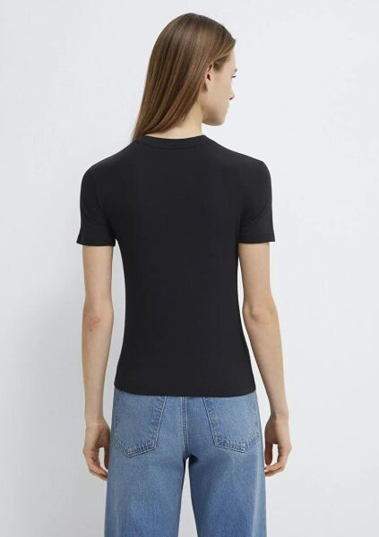 MAVİ YUVARLAK YAKA KADIN BASIC TİŞÖRT