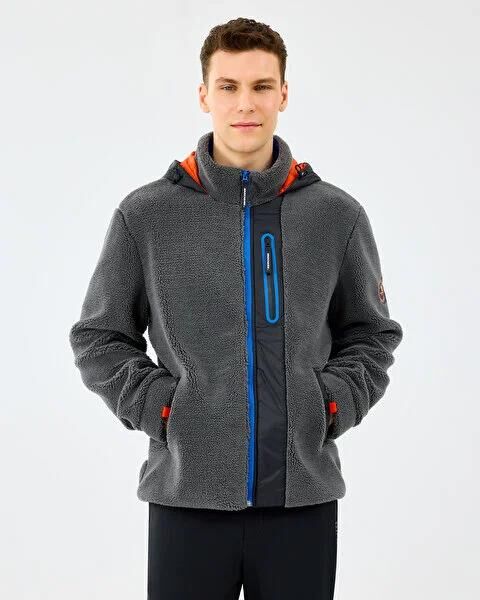 SKECHERS M OUTDOOR FLEECE FULL ZIP SHERPA ERKEK SWEATSHIRT