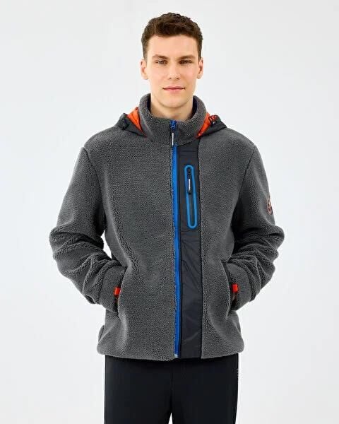 SKECHERS M OUTDOOR FLEECE FULL ZIP SHERPA ERKEK SWEATSHIRT