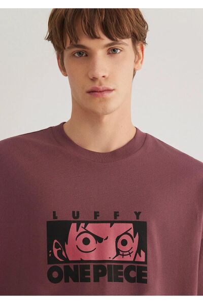 MAVİ LUFFY TİŞÖRT ERKEK PROJE, LİSANS T-SHIRT