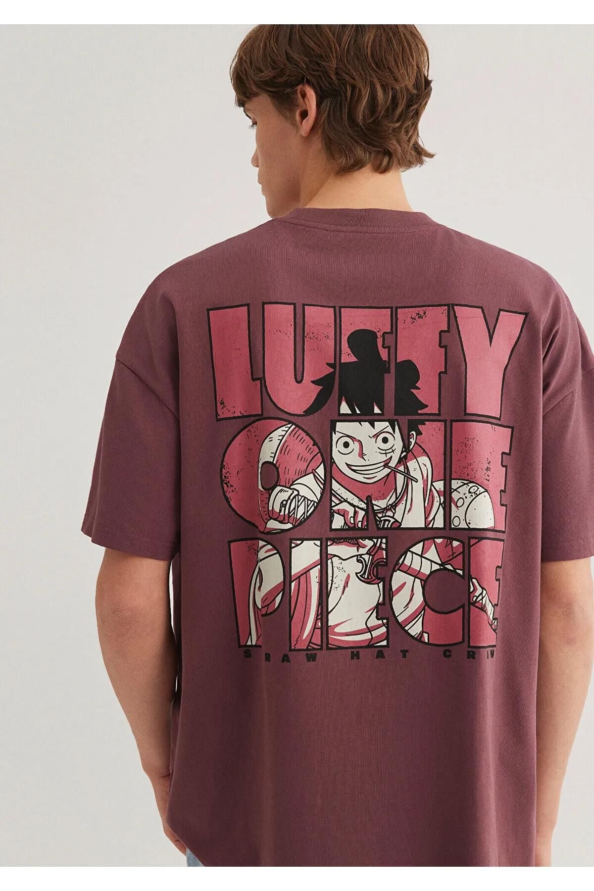 MAVİ LUFFY ERKEK PROJE, LİSANS T-SHIRT