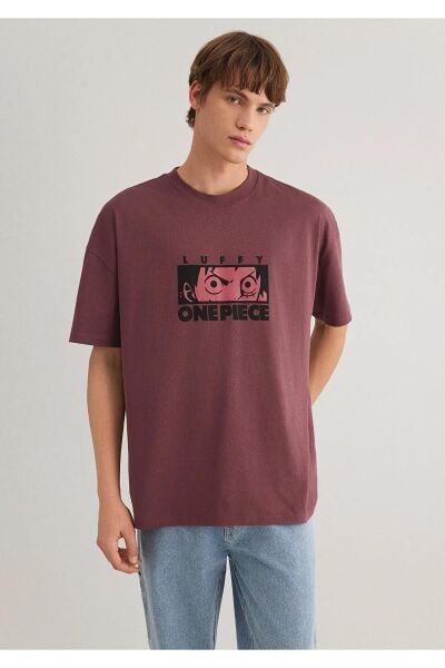 MAVİ LUFFY TİŞÖRT ERKEK PROJE, LİSANS T-SHIRT