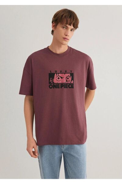 MAVİ LUFFY ERKEK PROJE, LİSANS T-SHIRT