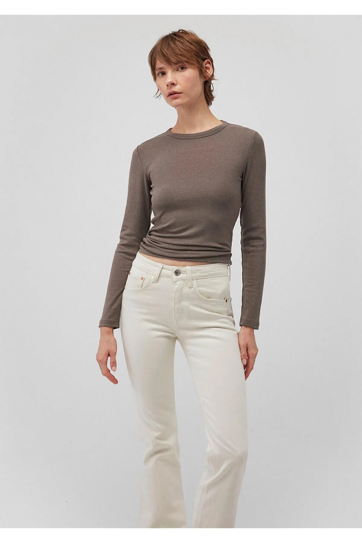 MAVİ UZUN KOLLU BASIC KADIN BASIC, SEMI BASIC