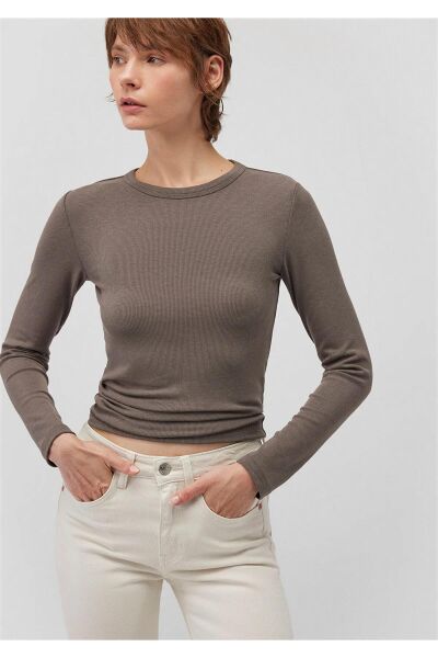 MAVİ UZUN KOLLU BASIC KADIN BASIC, SEMI BASIC