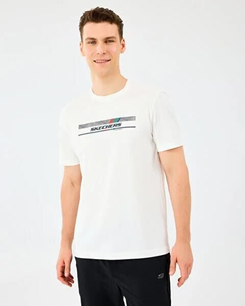 SKECHERS M LIGHT FABRICT-SHIRT ERKEK T-SHIRT