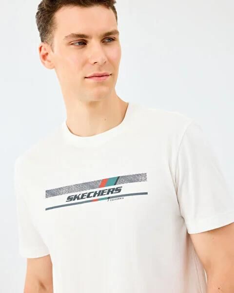 SKECHERS M LIGHT FABRICT-SHIRT ERKEK T-SHIRT
