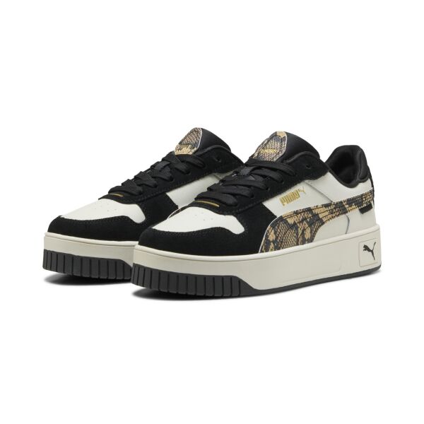 PUMA CARİNA STREET SNAKE CHİC VAPOR GRAY-PUMA BLACK-PUMA GOLD KADIN SNEAKER