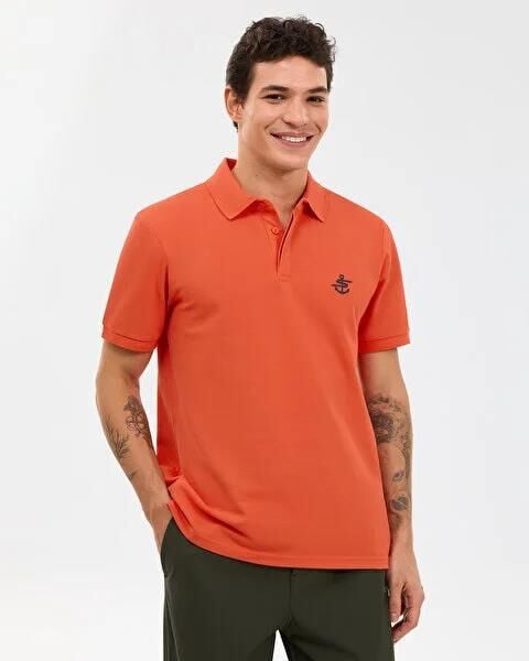 SKECHERS M LOGO PRİNTED POLO ERKEK T-SHIRT