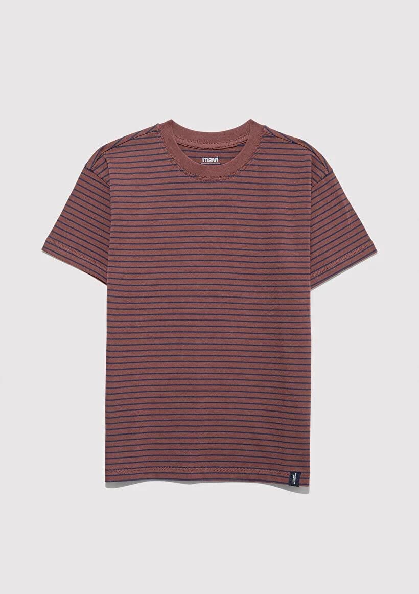 MAVİ ÇİZGİLİ BASIC TİŞÖRT ERKEK ÇOCUK BASIC, SEMI BASIC