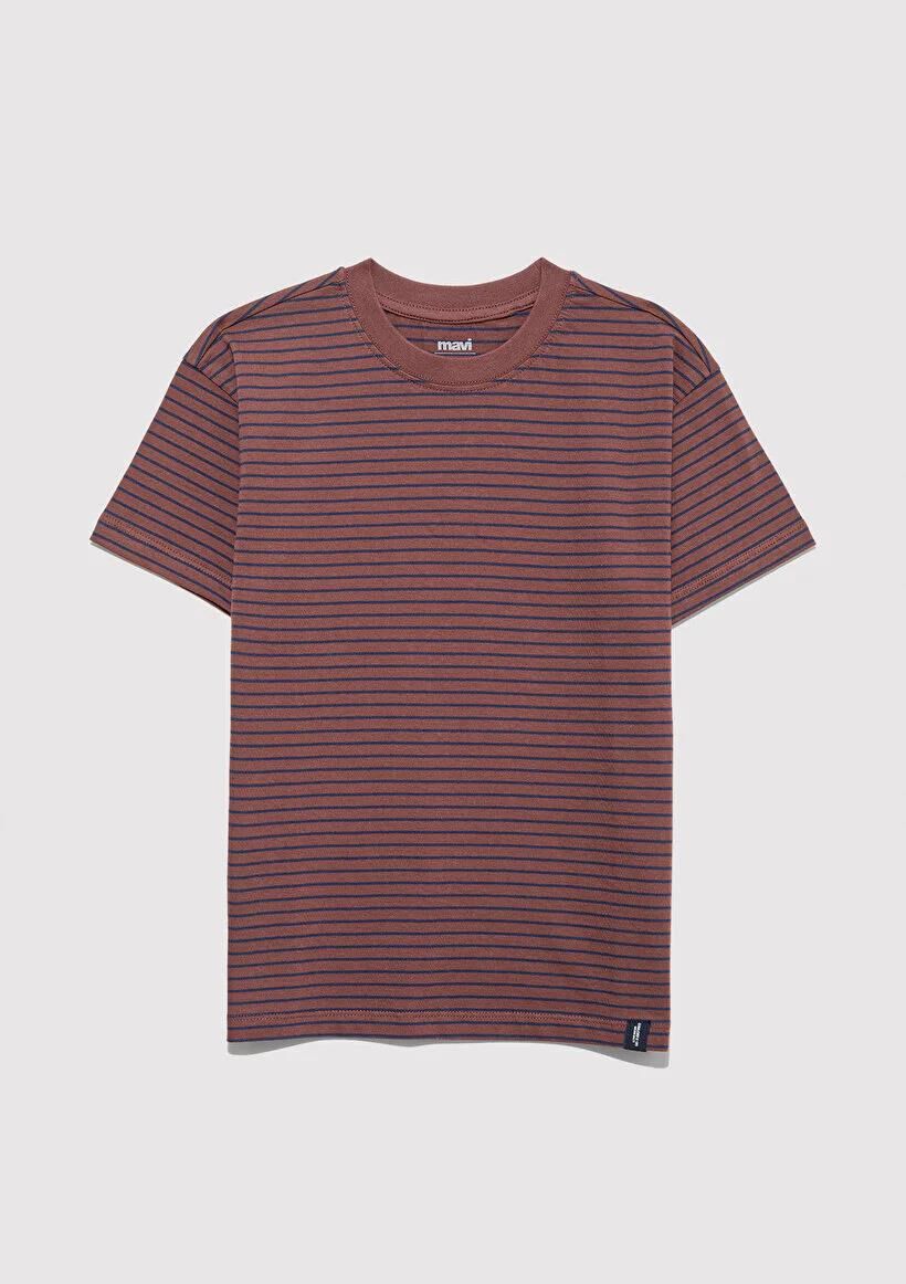 MAVİ ÇİZGİLİ BASIC TİŞÖRT ERKEK ÇOCUK BASIC, SEMI BASIC