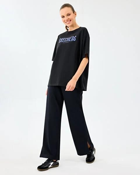 SKECHERS W HEAVY FABRIC T-SHIRT KADIN T-SHIRT