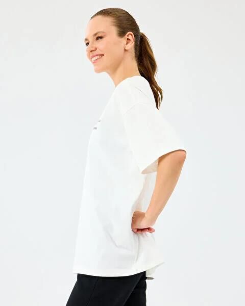 SKECHERS W HEAVY FABRIC T-SHIRT KADIN T-SHIRT