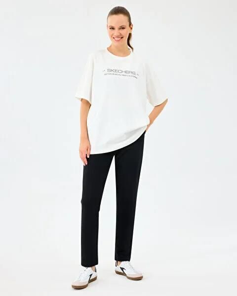 SKECHERS W HEAVY FABRIC T-SHIRT KADIN T-SHIRT