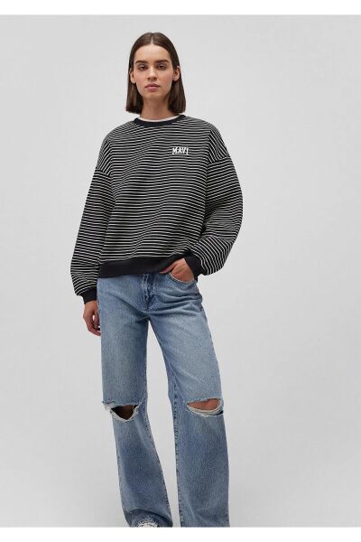 MAVİ MAVİ BASKILI SWEATSHIRT KADIN SWEATSHIRT