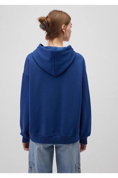 MAVİ SWEATSHIRT KADIN HOODIE