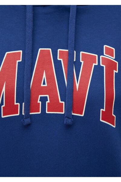 MAVİ SWEATSHIRT KADIN HOODIE